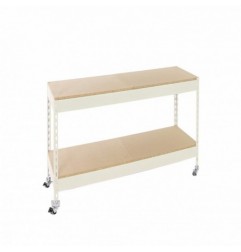 ECOFORTE MOB. 1204-2 CHIPBOARD 900 BLANCO/MADERA