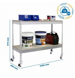 ECOFORTE MOB. 1204-2 CHIPBOARD 900 GALVA/MAD