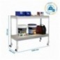 ECOFORTE MOB. 1204-2 CHIPBOARD 900 GALVA/MAD