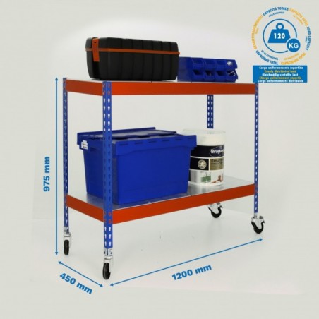 ECOFORTE MOB. 1204-2 METAL 900 AZ/NAR/GAL