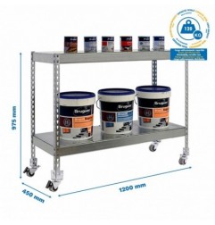 ECOFORTE MOB. 1204-2 METAL 900 GALVA/GALVA