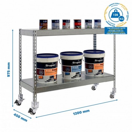 ECOFORTE MOB. 1204-2 METAL 900 GALVA/GALVA