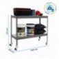 ECOFORTE MOB. 1204-2 METAL 900 GRIS/GALVA