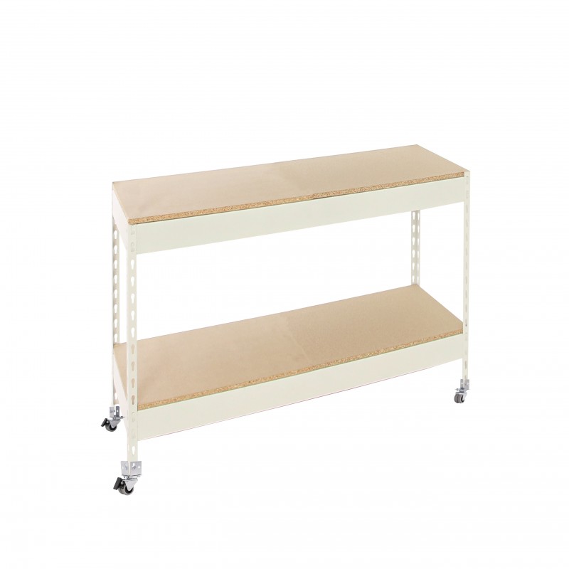 ECOFORTE MOB. 1206-2 CHIPBOARD 900 BLANCO/MADERA