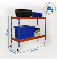 ECOFORTE MOB. 1206-2 METAL 900 AZ/NAR/GAL