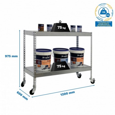 ECOFORTE MOB. 1206-2 METAL 900 GALVA/GALVA