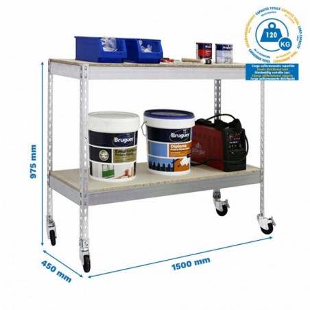 ECOFORTE MOB. 1504-2 CHIPBOARD 900 GALVA/MAD