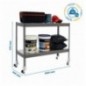 ECOFORTE MOB. 1504-2 METAL 900 GRIS/GALVA