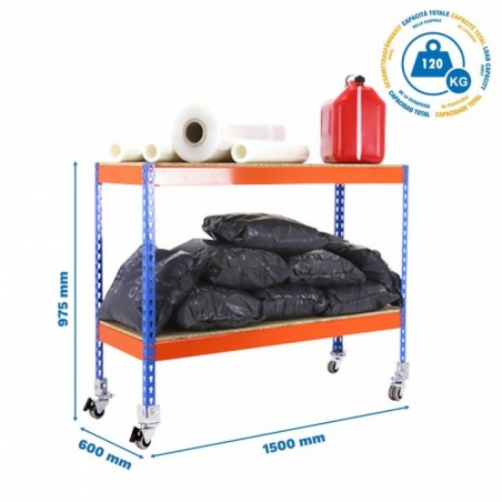 ECOFORTE MOB. 1506-2 CHIPBOARD 900 AZ/NAR/MAD