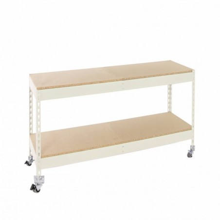 ECOFORTE MOB. 1506-2 CHIPBOARD 900 BLANCO/MADERA