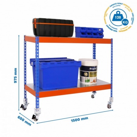 ECOFORTE MOB. 1506-2 METAL 900 AZ/NAR/GAL