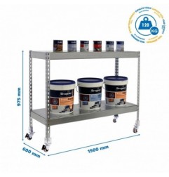 ECOFORTE MOB. 1506-2 METAL 900 GALVA/GALVA