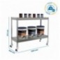 ECOFORTE MOB. 1506-2 METAL 900 GALVA/GALVA