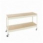 ECOFORTE MOB. 1507-2 CHIPBOARD 900 BLANCO/MADERA