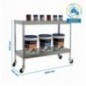 ECOFORTE MOB. 1507-2 METAL 900 GALVA/GALVA