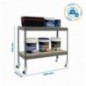 SIMONFORTE MOB.1507-2 CHIPBOARD 900 GRIS/MAD