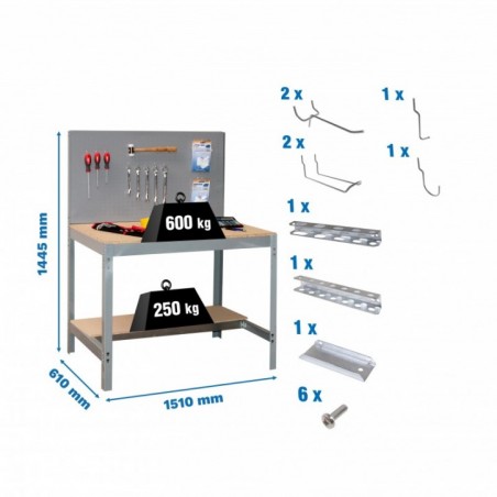 PACK SIMONWORK BT2 1500 GRIS/MAD+ 9ACCS