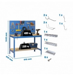 PACK SIMONWORK BT2 900 AZUL/MAD+ 9ACCS