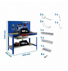 PACK SIMONWORK BT2 BOX 1200 AZUL/MAD+ 9ACCS