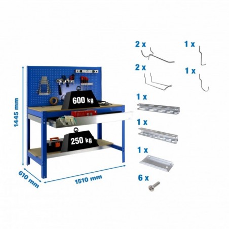PACK SIMONWORK BT2 BOX 1500 AZUL/MAD+ 9ACCS