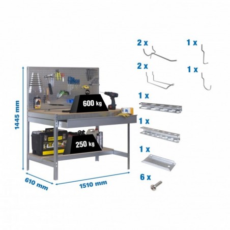 PACK SIMONWORK BT2 BOX 1500 GALVA/MAD+ 9ACCS