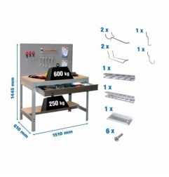 PACK SIMONWORK BT2 BOX 1500 GRIS/MAD+ 9ACCS
