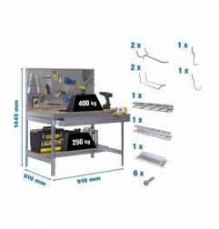 PACK SIMONWORK BT2 BOX 900 GALVA/MAD+ 9ACCS
