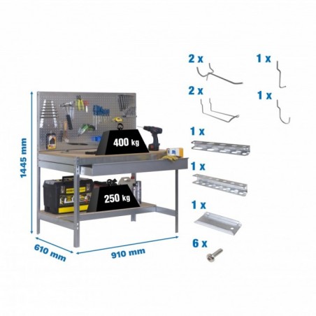 PACK SIMONWORK BT2 BOX 900 GALVA/MAD+ 9ACCS