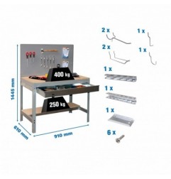 PACK SIMONWORK BT2 BOX 900 GRIS/MAD+ 9ACCS