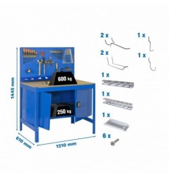 PACK SIMONWORK BT2 CABINET 1200 AZUL/MAD+ 9ACCS
