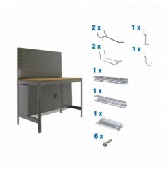 PACK SIMONWORK BT2 CABINET 1200 GRIS/MAD+ 9ACCS