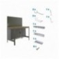 PACK SIMONWORK BT2 CABINET 900 GRIS/MAD+ 9ACCS