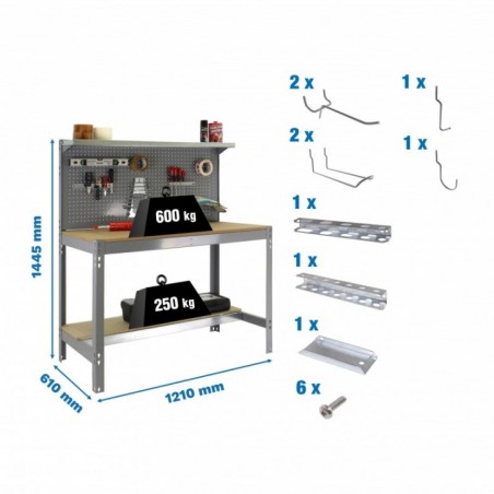 PACK SIMONWORK BT3 1200 GRIS/MAD+ 9ACCS