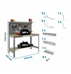 PACK SIMONWORK BT3 1500 GRIS/MAD+ 9ACCS