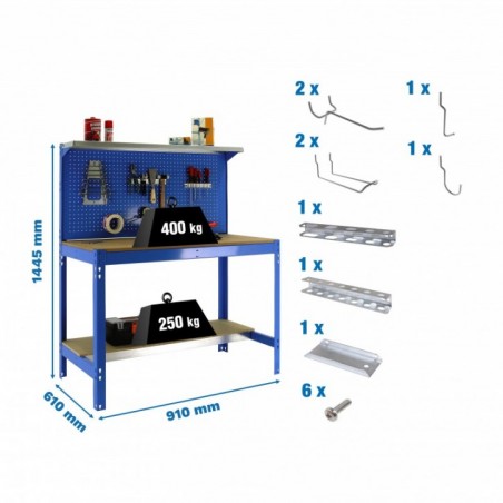PACK SIMONWORK BT3 900 AZUL/MAD+ 9ACCS