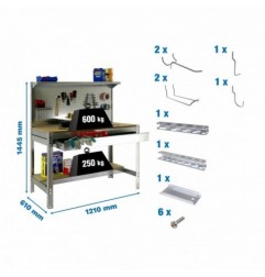 PACK SIMONWORK BT3 BOX 1200 GALVA/MAD+ 9ACCS