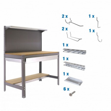 PACK SIMONWORK BT3 BOX 1200 GRIS/MAD+ 9ACCS