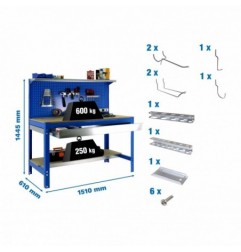 PACK SIMONWORK BT3 BOX 1500 AZUL/MAD+ 9ACCS