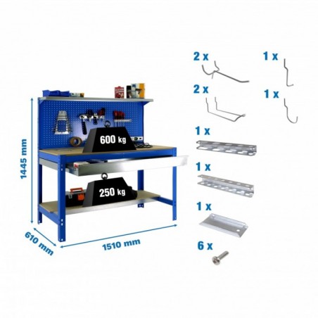 PACK SIMONWORK BT3 BOX 1500 AZUL/MAD+ 9ACCS