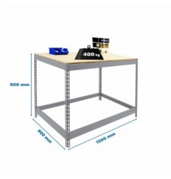SIMONWORK BASIC 1 901290-1 GALVANIZADO/MADERA