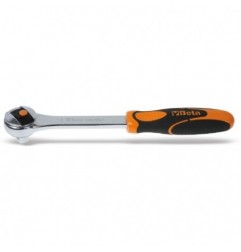 920/55LC Carraca reversible con cuadrado macho de 1/2&quot, con mecanismo de bloqueo, cromada
