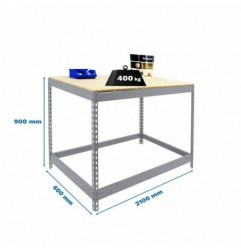 SIMONWORK BASIC 1 902160-1 GALVANIZADO/MADERA