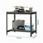 SIMONWORK BT0 1500x600 ANTRACITA/MADERA