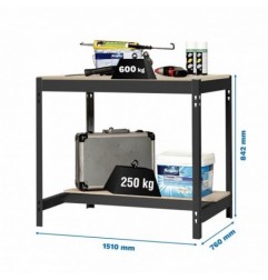 SIMONWORK BT0 1500x750 ANTRACITA/MADERA
