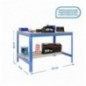 SIMONWORK BT0 1500x750 AZUL/MADERA