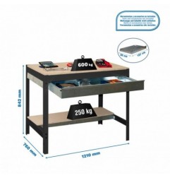 SIMONWORK BT0 BOX 1200 ANTRACITA/MADERA