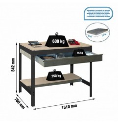 SIMONWORK BT0 BOX 1500 ANTRACITA/MADERA
