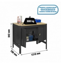 SIMONWORK BT0 CABINET 1200 ANTRACITA/MADERA