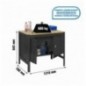 SIMONWORK BT0 CABINET 1200 ANTRACITA/MADERA