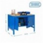 SIMONWORK BT0 CABINET 1200 AZUL/MADERA